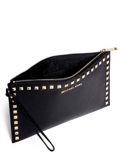 michael kors black clutch ebay|Michael Kors wristlets on sale.